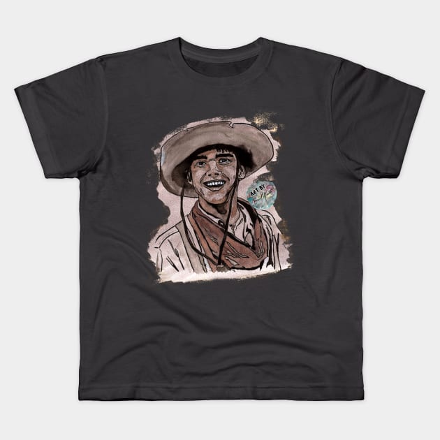 Lonesome Dove - Newt Kids T-Shirt by BladeAvenger